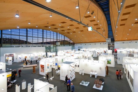 Impressions of the gallery stands