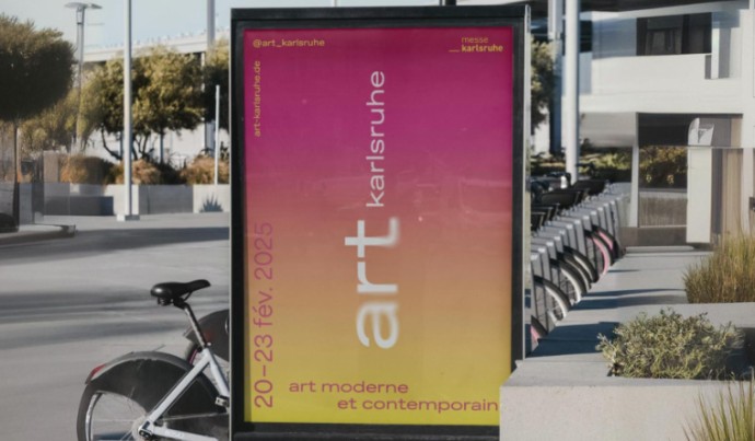 Exterior advertising option City-Light poster Advertising opportunity on the art karlsruhe