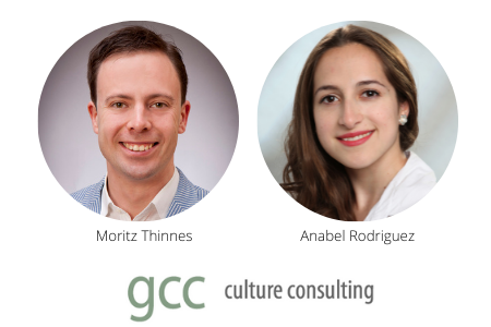 Moritz Thinnes und Anabel Rodriguez von gcc