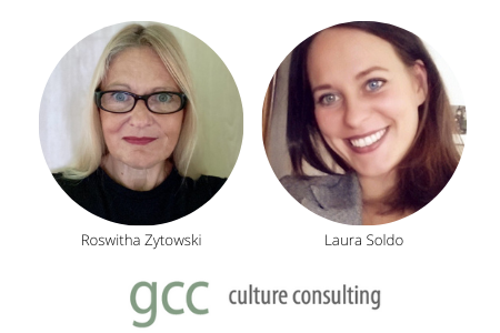 Roswitha Zytowski und Laura Soldo von gcc