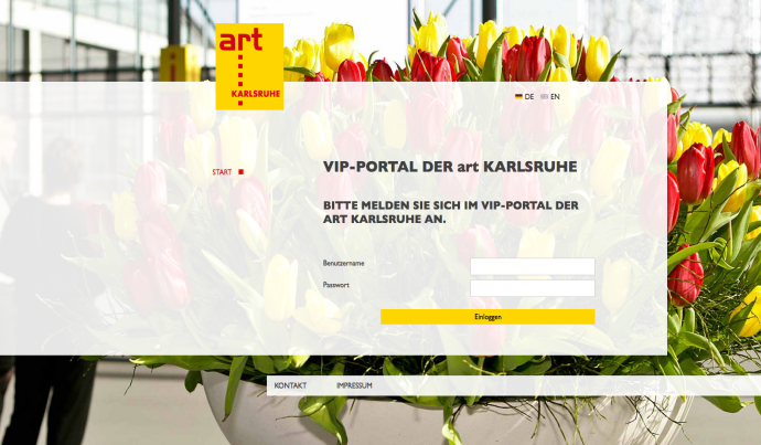 VIP portal der art karlsruhe
